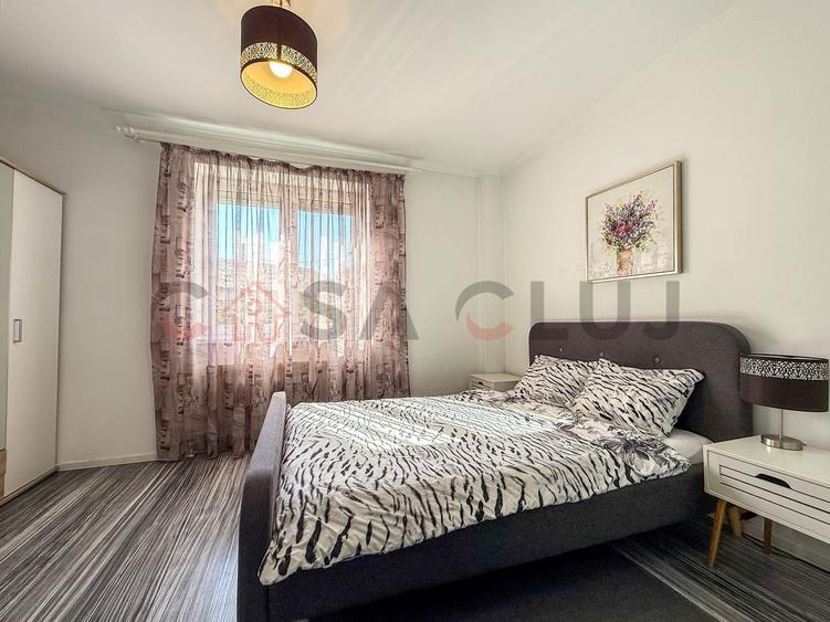 Apartament cu 2 camere semidecomandat, mobilat în Central