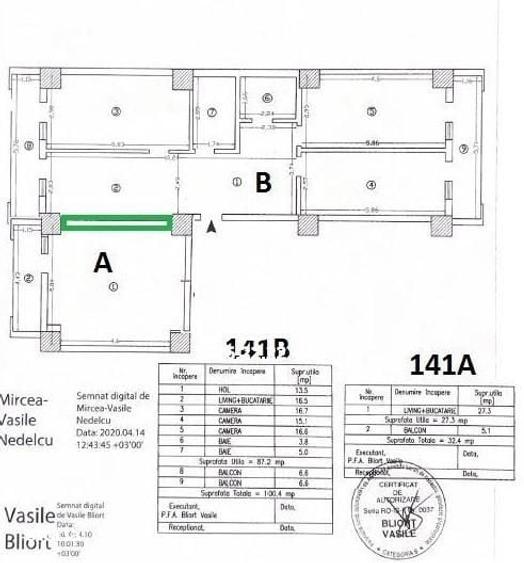 Apartament cu 4 camere în Tudor Vladimirescu