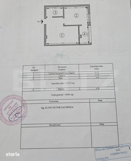 Apartament cu 2 camere semidecomandat, mobilat în Moara de Vânt