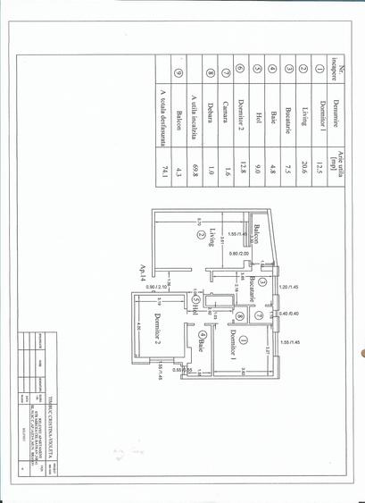 Apartament cu 3 camere în Griviței