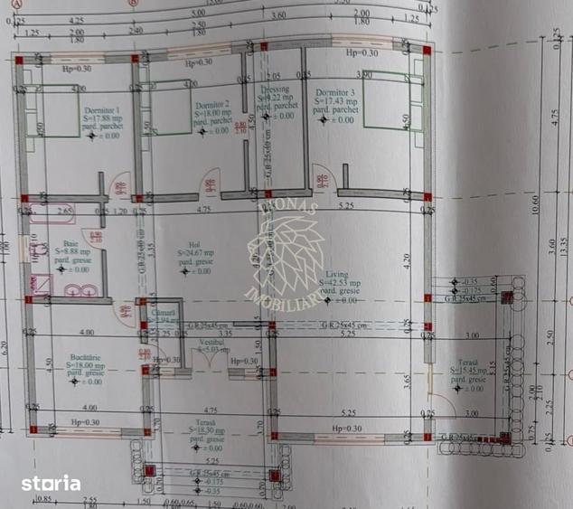 Teren intravilan 1800 mp+proiect casa-utilitati-Sarata - 1