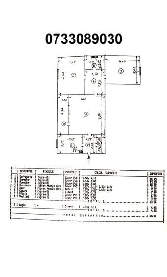 Apartament cu 3 camere semidecomandat în Drumul Taberei