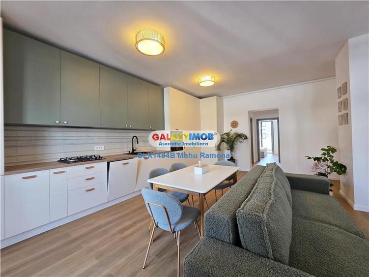 Apartament cu 2 camere semidecomandat, mobilat în Aviației
