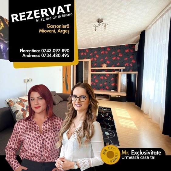 Garsonieră decomandată, mobilată în Exterior Est