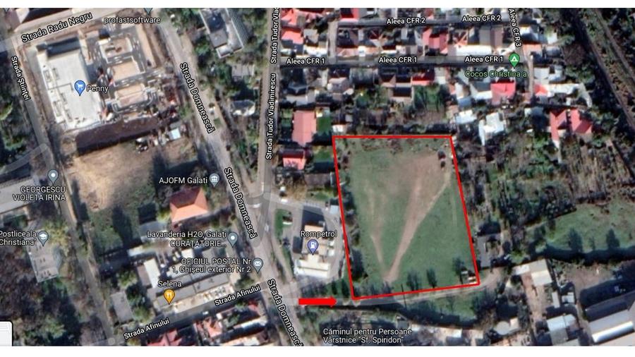 Teren Construcții intravilan de 9588 mp, în Central