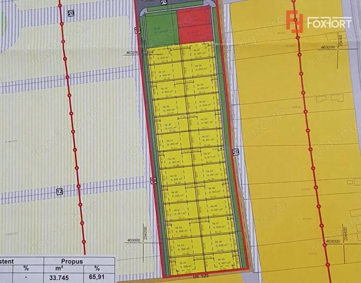 Teren intravilan 665 mp cu Puz aprobat - Padureni - 1