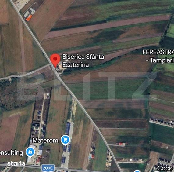 Teren de 8500 mp, în Șcheia