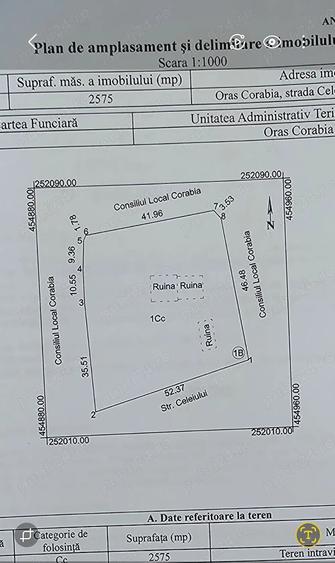 Spațiu comercial, în Corabia
