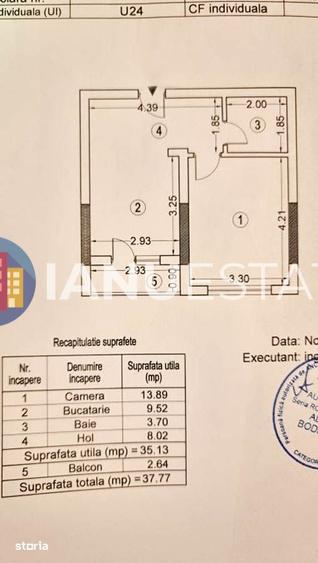 Garsonieră decomandată în Grozăvești