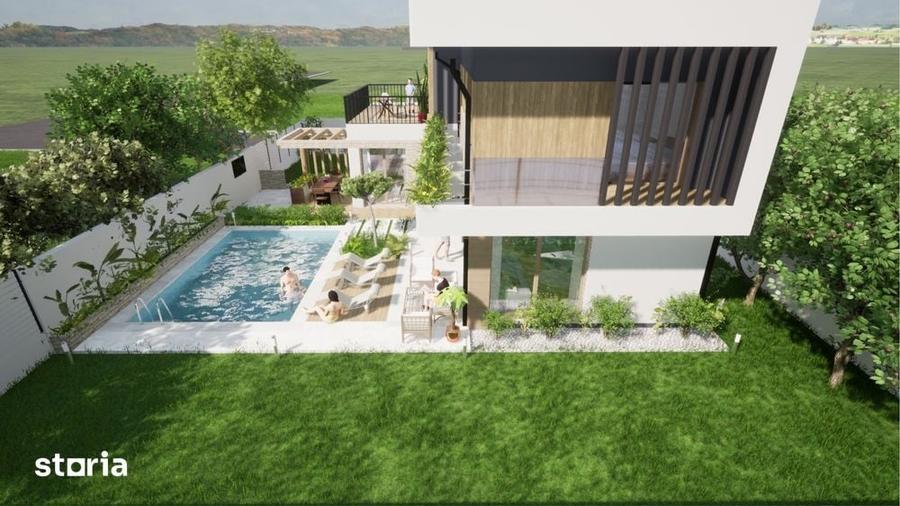 Casă cu 4 camere cu Teren 550 Mp în Apahida