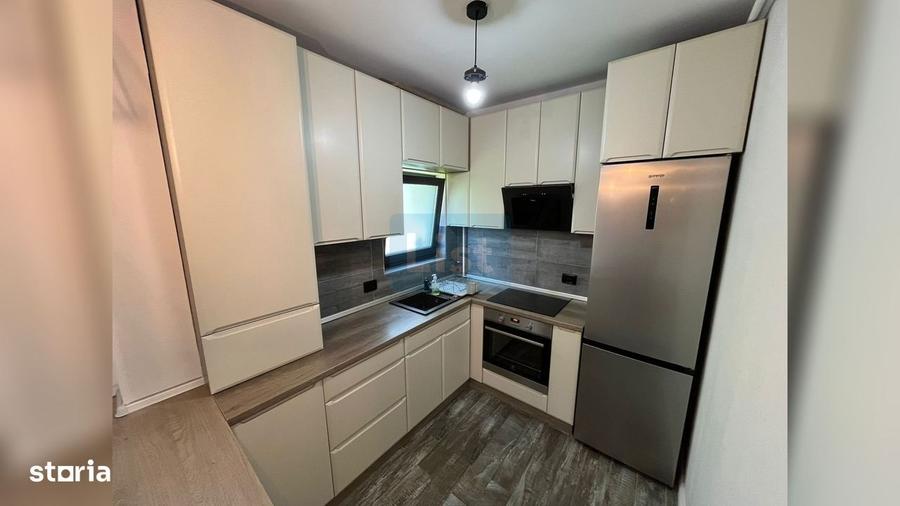 Apartament cu 2 camere semidecomandat, mobilat în Borhanci