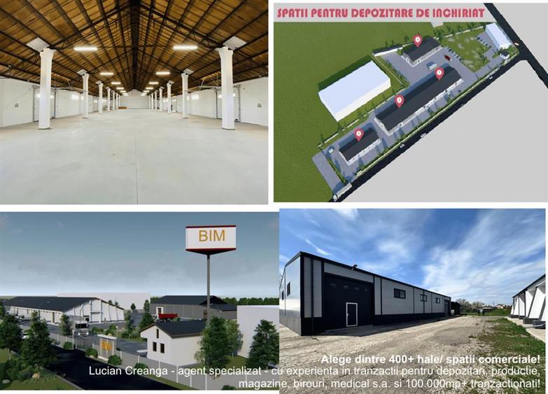 Spațiu industrial, de 1,200 mp, în Exterior Est