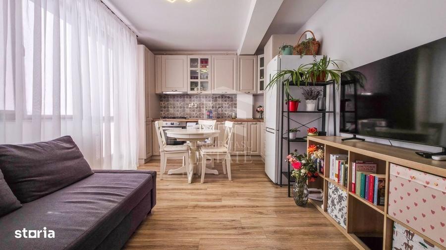 Apartament 2 camere Bragadiru Alunului, mobilat, balcon 15mp, parcare - 10