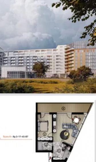 Apartament de 58.80mp, cu vedere spre Baza Sportiva - 2