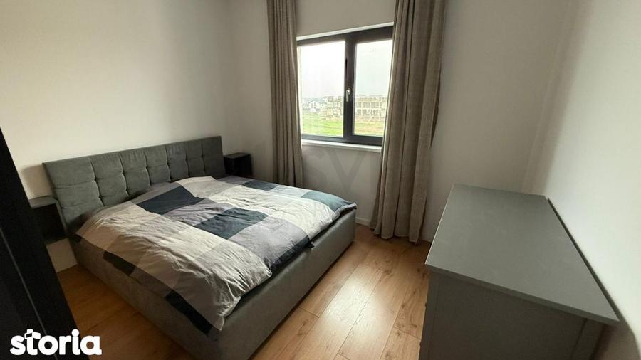 Apartament cu 2 camere, mobilat în Tunari