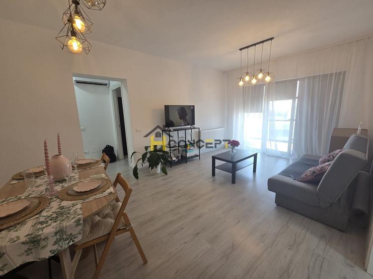Apartament cu 2 camere decomandat, mobilat în Mihai Bravu
