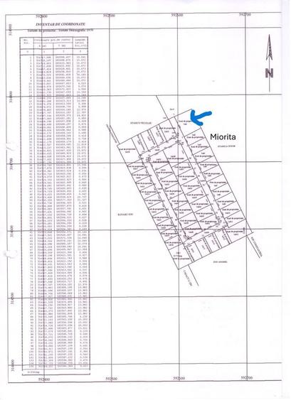 Teren de vanzare 909 mp in Com. Berceni, Str. Miorita - 2