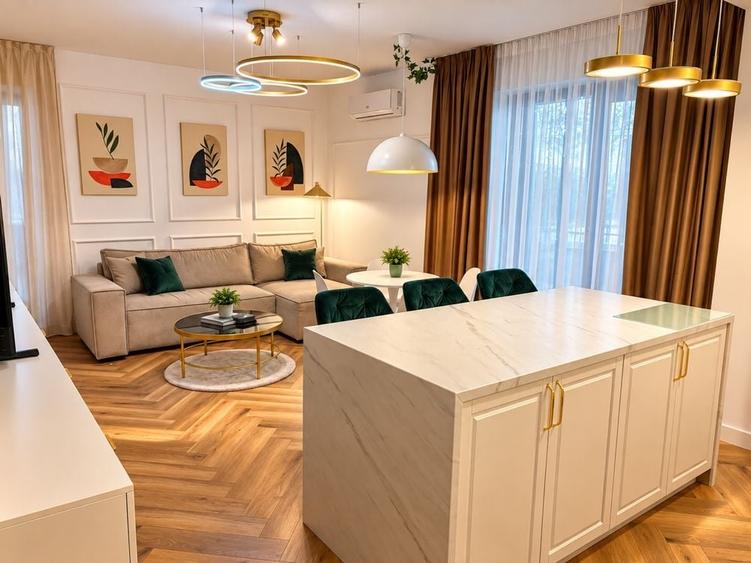 Apartament cu 2 camere semidecomandat în Pipera