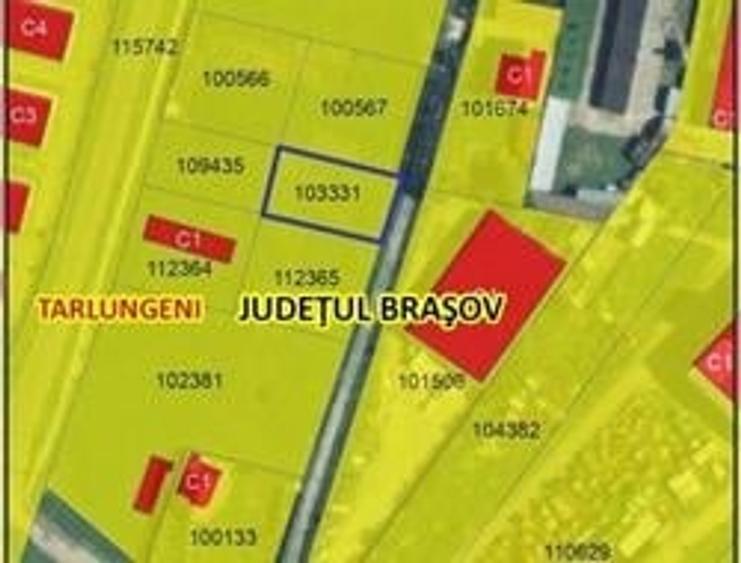 Teren de 500 mp, în Tărlungeni