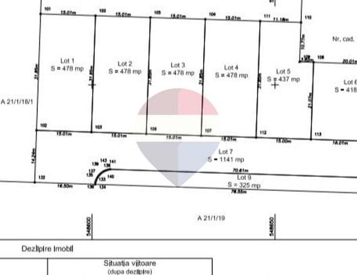 Teren agricol intravilan de 478 mp, în Sânpetru