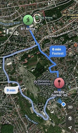 Apartament cu 2 camere în Dosu Bricii