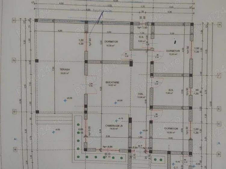 Casă individuală cu 5 camere cu Canalizare în Pielești