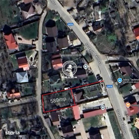 Teren de 612 mp, în Bucium