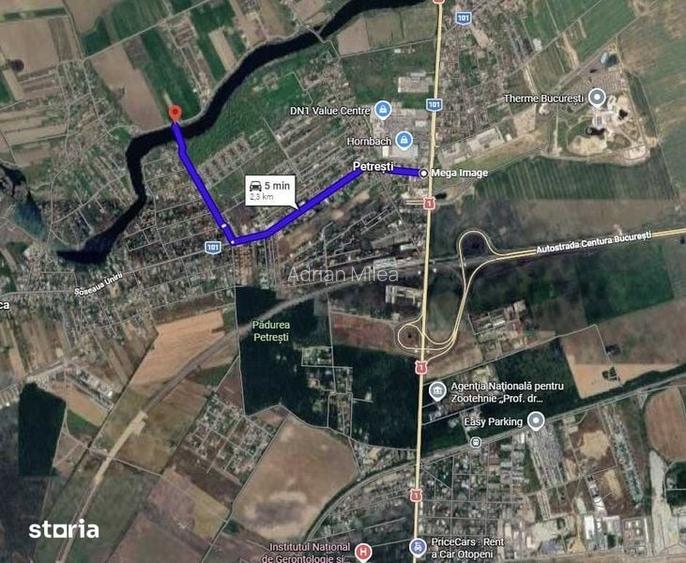 Vand teren Petresti Corbeanca 530mp