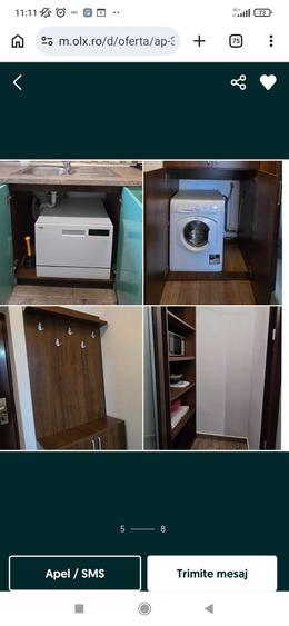Apartament cu 3 camere decomandat, mobilat în Central