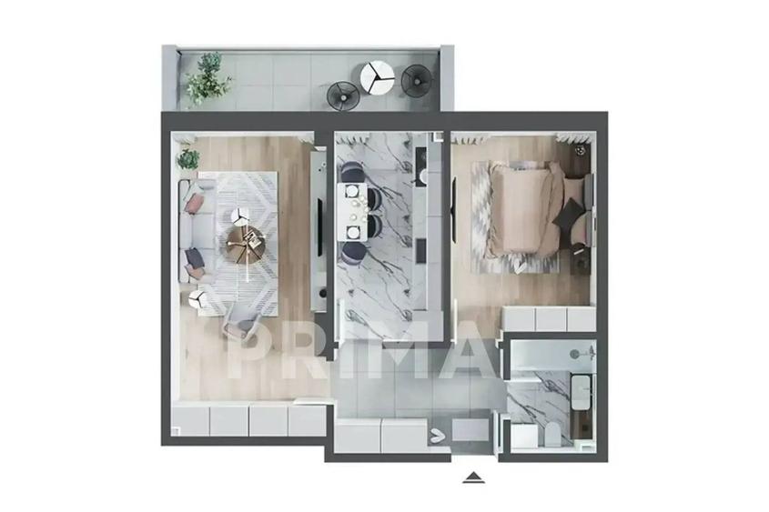 Apartament 2 camere de vanzare in Oradea, bucatarie separata - 2