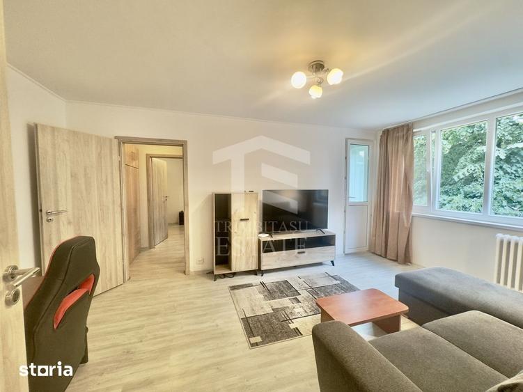 Apartament cu 2 camere, mobilat în Tei