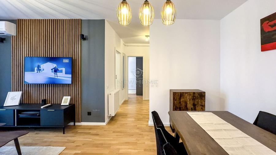 Apartament cu 2 camere semidecomandat, mobilat în Între Lacuri