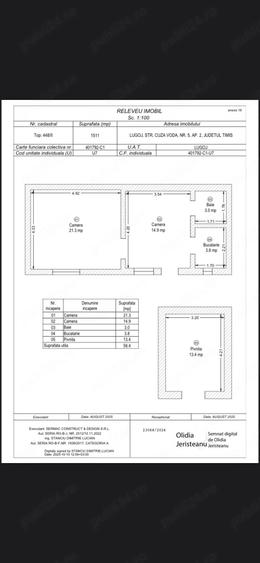 Apartament cu 2 camere decomandat în Ultracentral