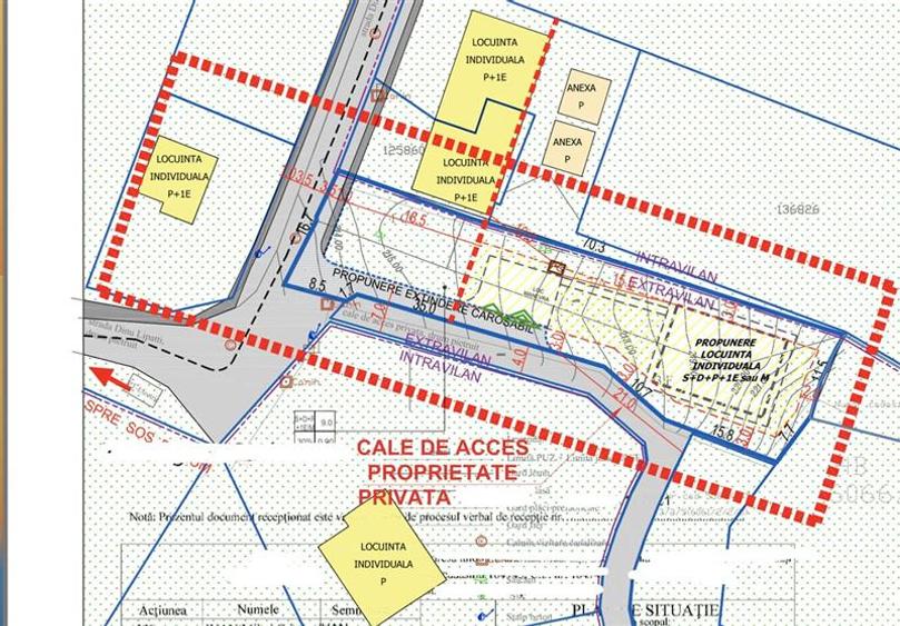 Teren Construcții intravilan de 1092 mp, în Bucium