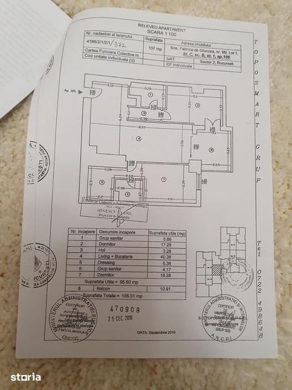 Apartament cu 3 camere, mobilat în Pipera
