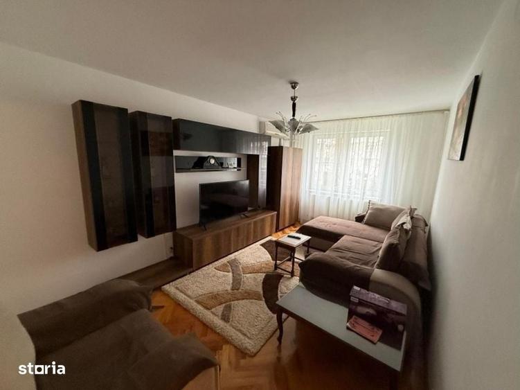 Apartament cu 3 camere decomandat, mobilat în Rahova