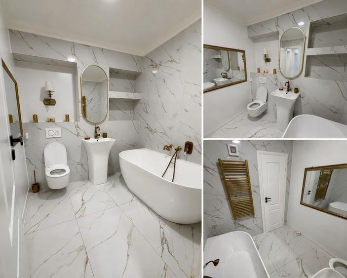 Apartament cu 3 camere decomandat, mobilat în Exterior Vest