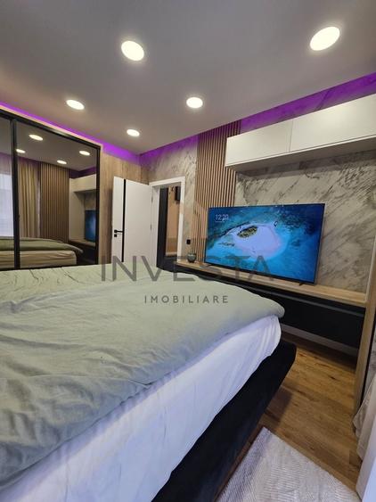 Apartament cu 2 camere semidecomandat, mobilat în Mărăști