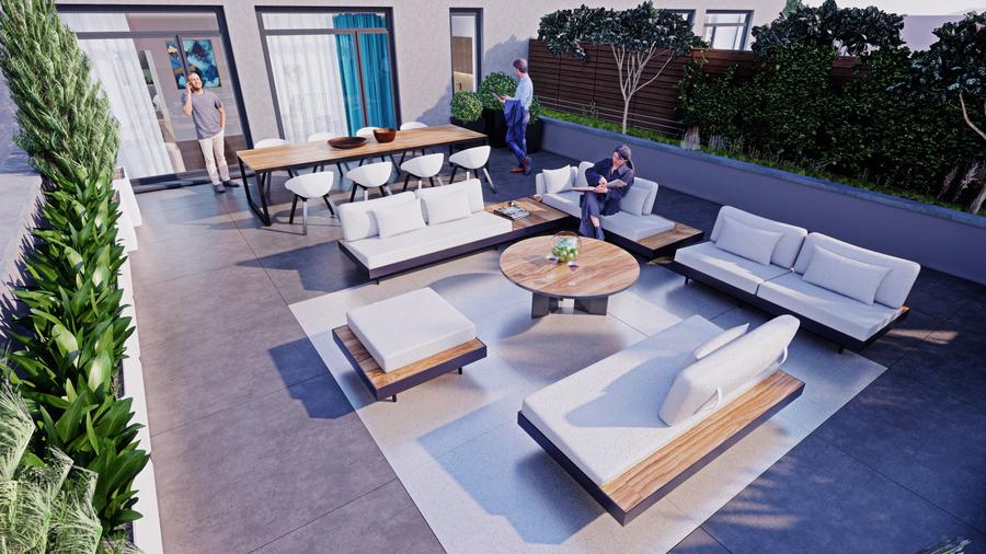 Penthouse cu 3 camere decomandat în Industriilor