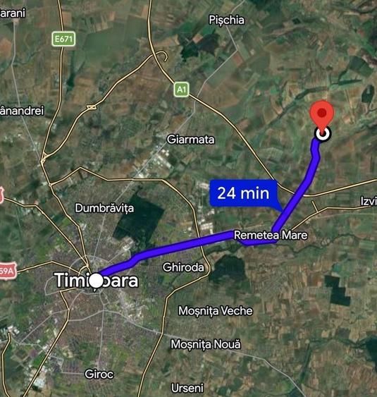 Teren Construcții intravilan de 1594 mp, în Ianova