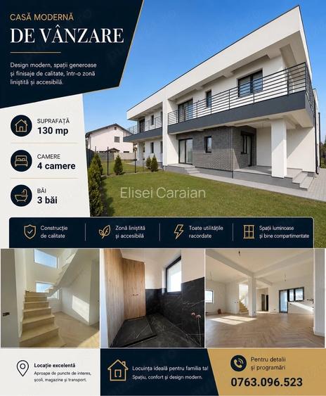 Casa corbeanca |165 mp | 4 camere | Finisaje premium |