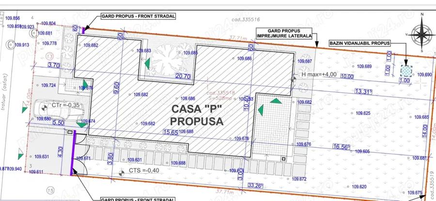 Casă cu 4 camere cu Teren 430 Mp în Vladimirescu