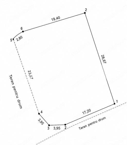 AX1320 Sag, 630 mp, posibilitate duplex, strada asfaltata - 2