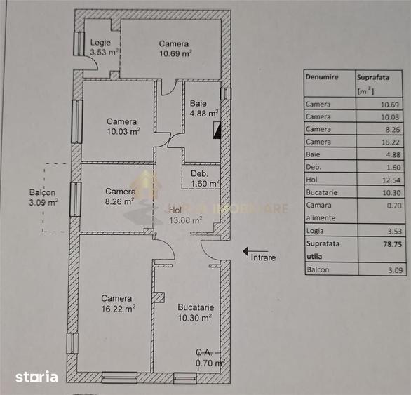 Apartament cu 4 camere decomandat în Mănăștur