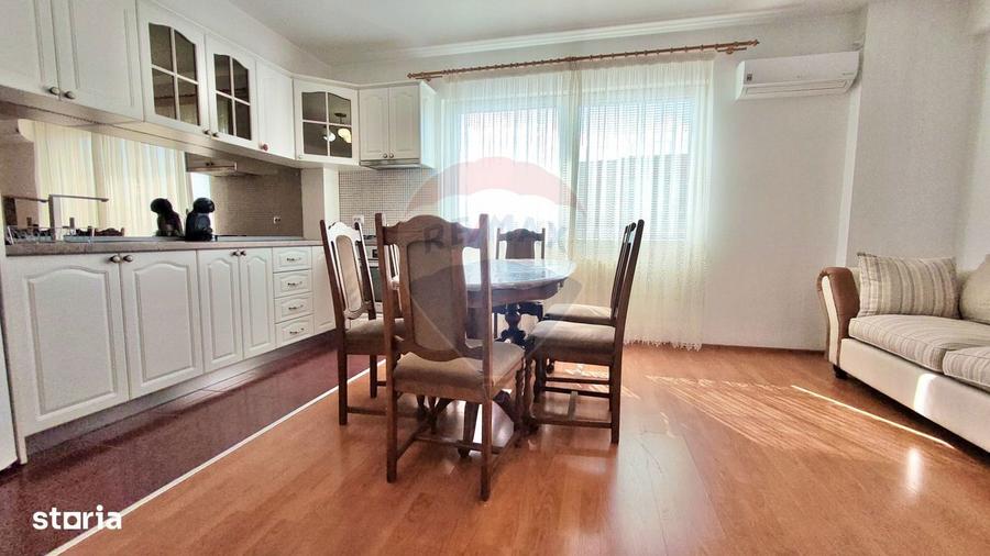 Apartament cu 3 camere, mobilat în Mărăști