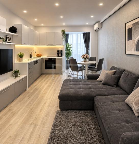 Apartament cu 3 camere decomandat, mobilat în Theodor Pallady