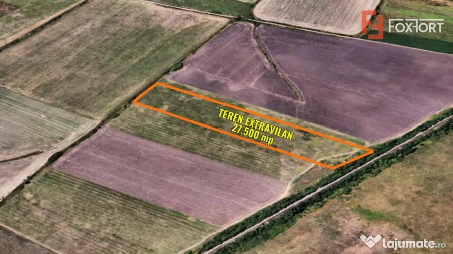 Teren de 27500 mp, în Mehala