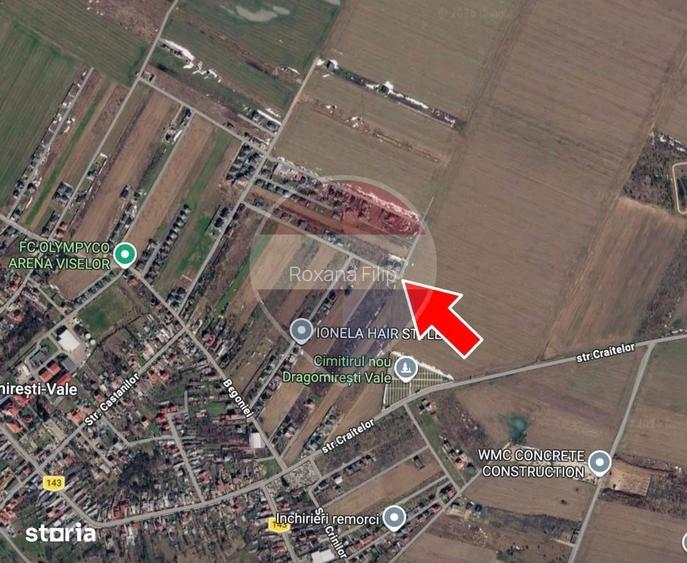 Teren intravilan de vanzare 1455 mp, Dragomiresti-Vale