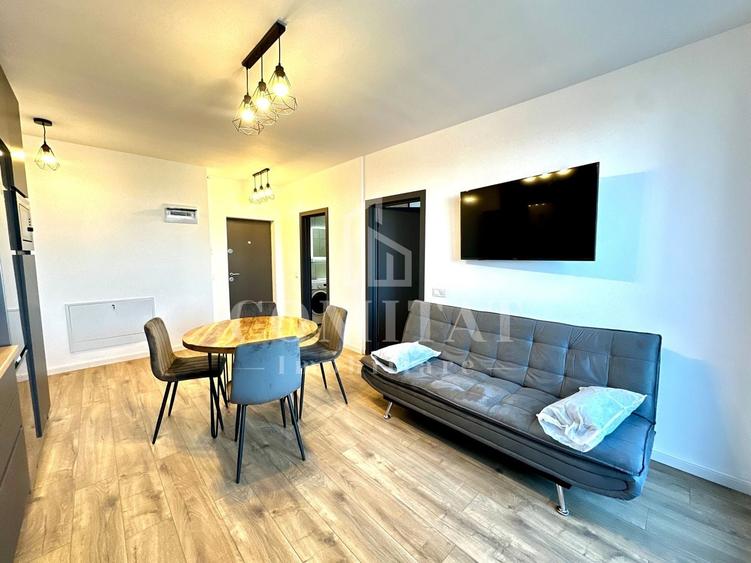 Apartament cu 3 camere semidecomandat, mobilat în Someșeni