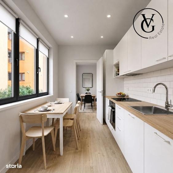 Apartament cu 3 camere decomandat în Palazu Mare